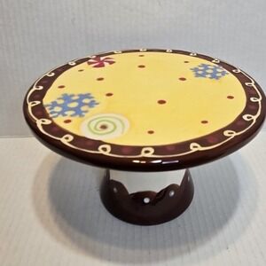 Christmas‎ Candy Snowflake Cake Stand Dessert Server Mambo Group